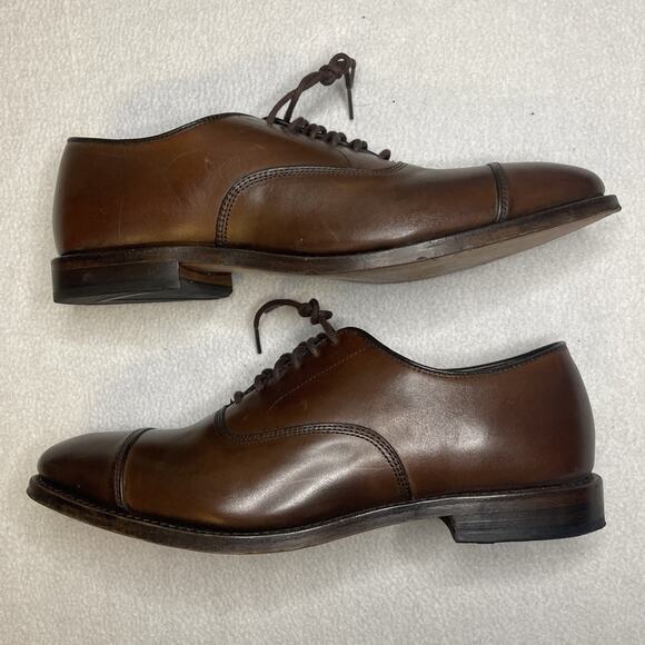 Allen Edmonds Park Avenue 10.5D Dark Chili Brown Oxfords - w/ Original Box main image 15